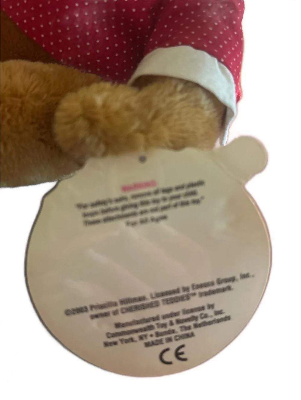 Cherished Teddies Mr. Love  Plush Bear in Red Polka Dot Jacket with Bow Tie